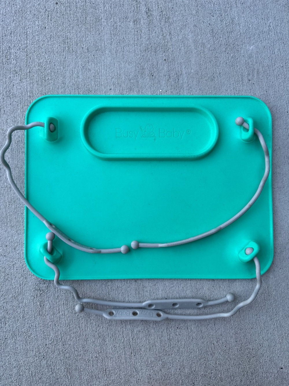 Busy Baby Mat – Teal Portable Silicone Baby Feeding & Activity Mat